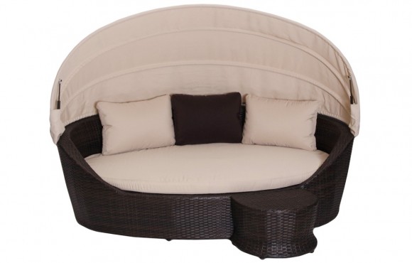 Rattan napozóágyak