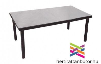 Rattan asztal-180x90cm-Florida