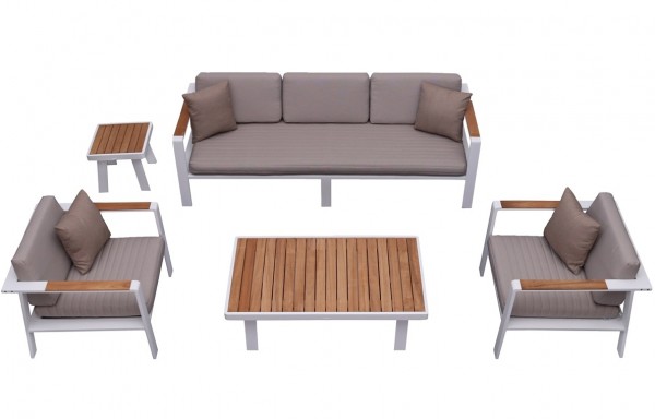 Modern kerti bútor-Nofi 5 személyes kanapé szett